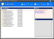 E-mail Verification Software screenshot